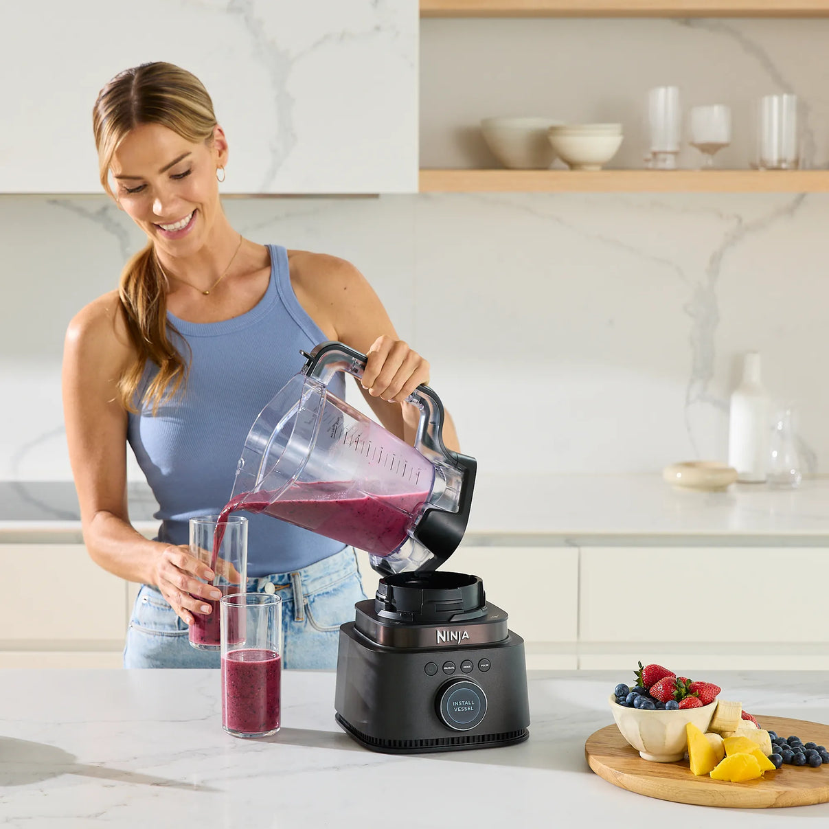 Ninja Stealth IQ Kitchen System - Power Blender + Processor Pro