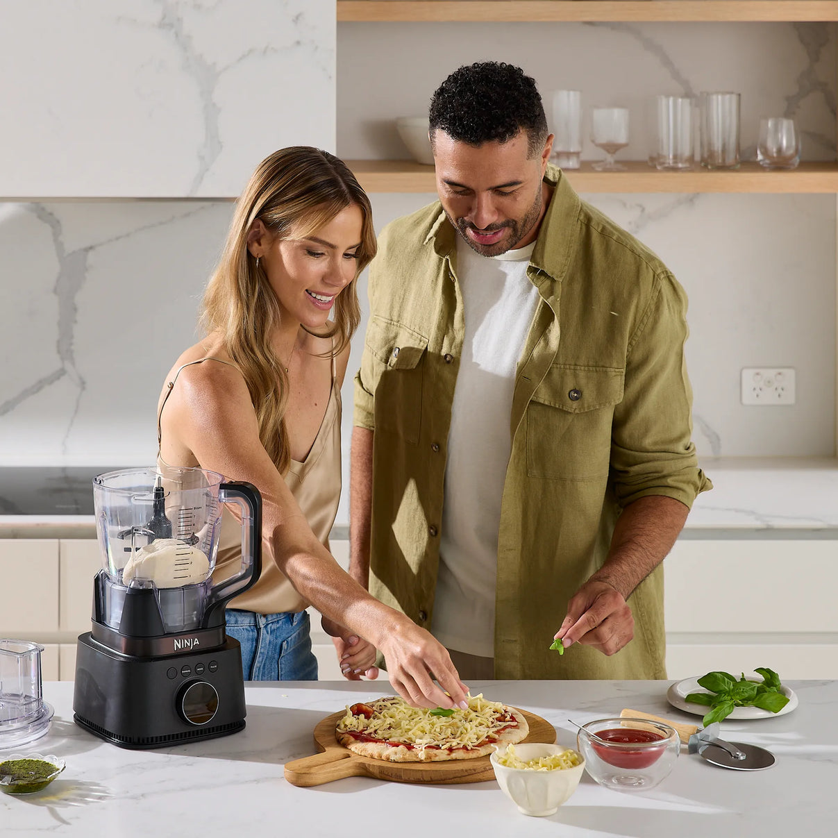 Ninja Stealth IQ Kitchen System - Power Blender + Processor Pro