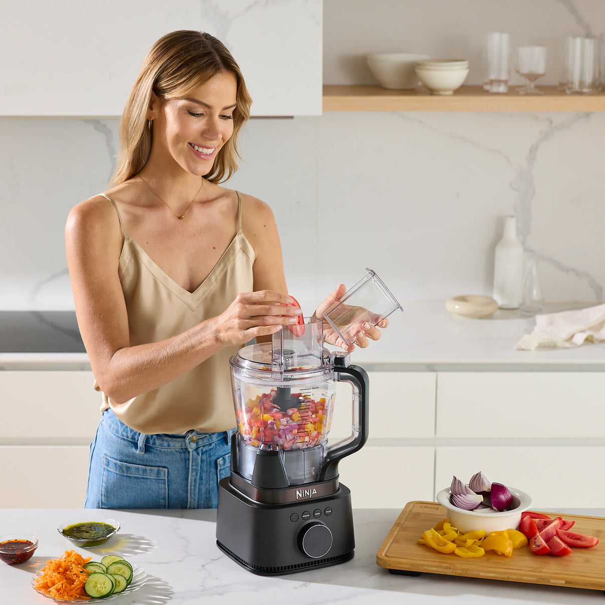 Ninja Stealth IQ Kitchen System - Power Blender + Processor Pro