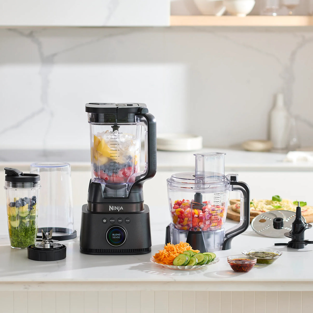 Ninja Stealth IQ Kitchen System - Power Blender + Processor Pro