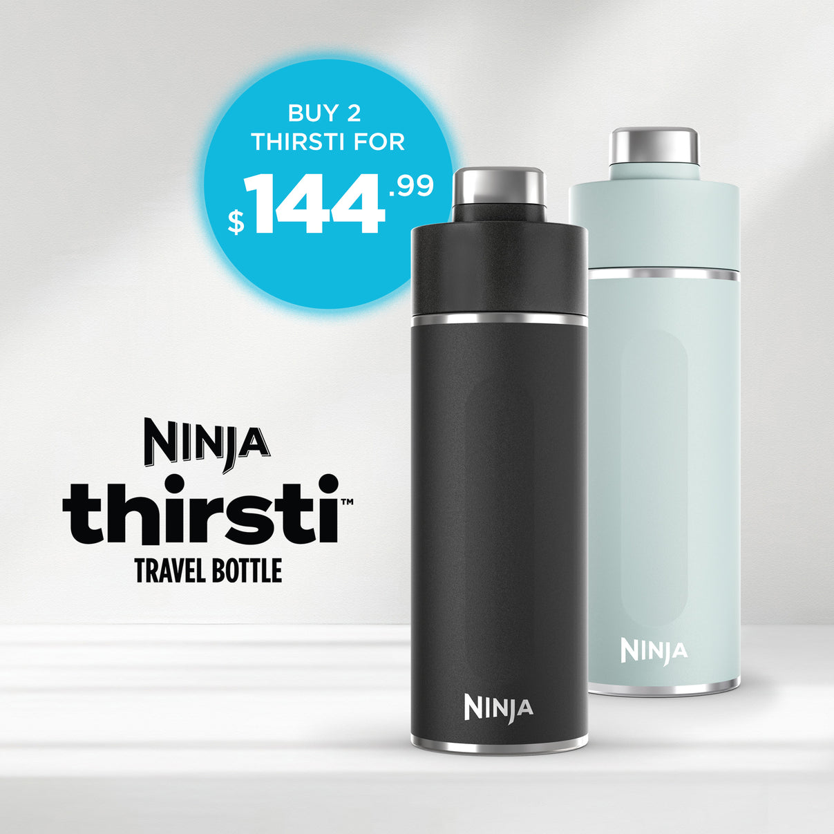 Buy 2 Thirsti 700ml Travel Bottles for $144.99