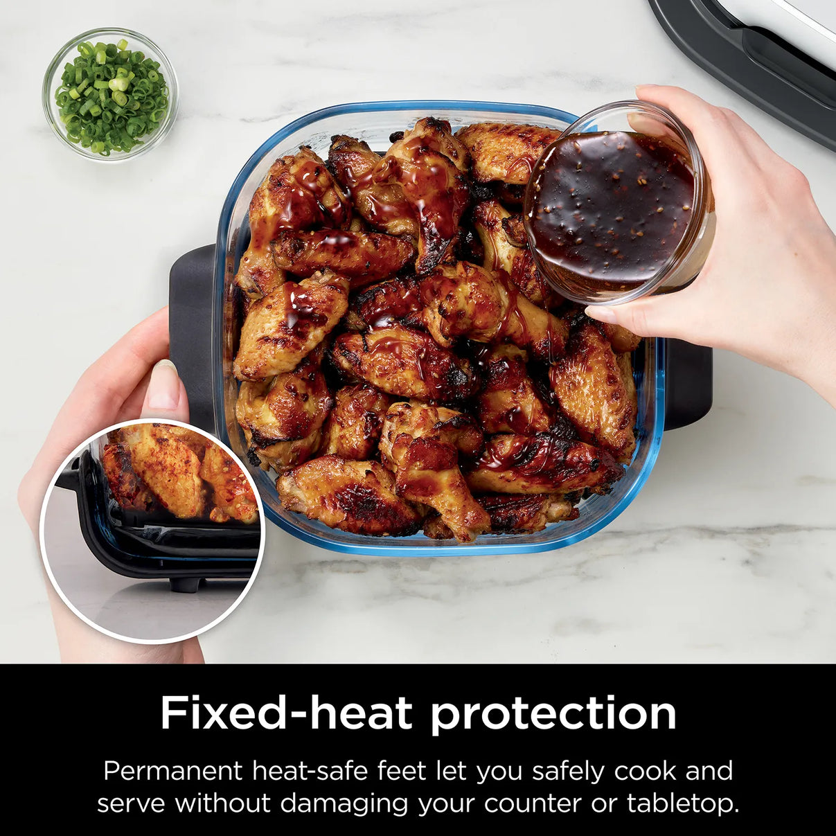 Ninja Crispi 2.3L CleanCrisp Glass Container Pack