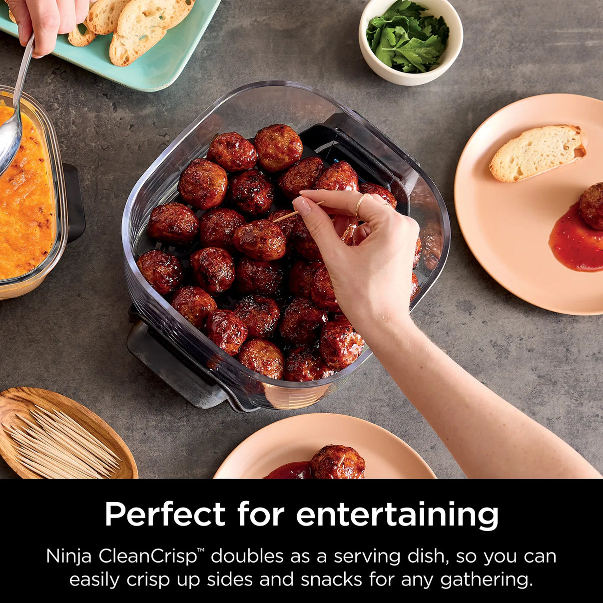 Ninja Crispi 2.3L CleanCrisp Glass Container Pack