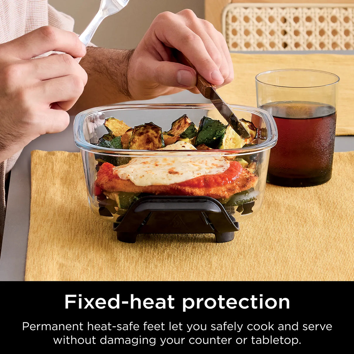 Ninja Crispi 1.4L CleanCrisp Glass Container 2-Pack