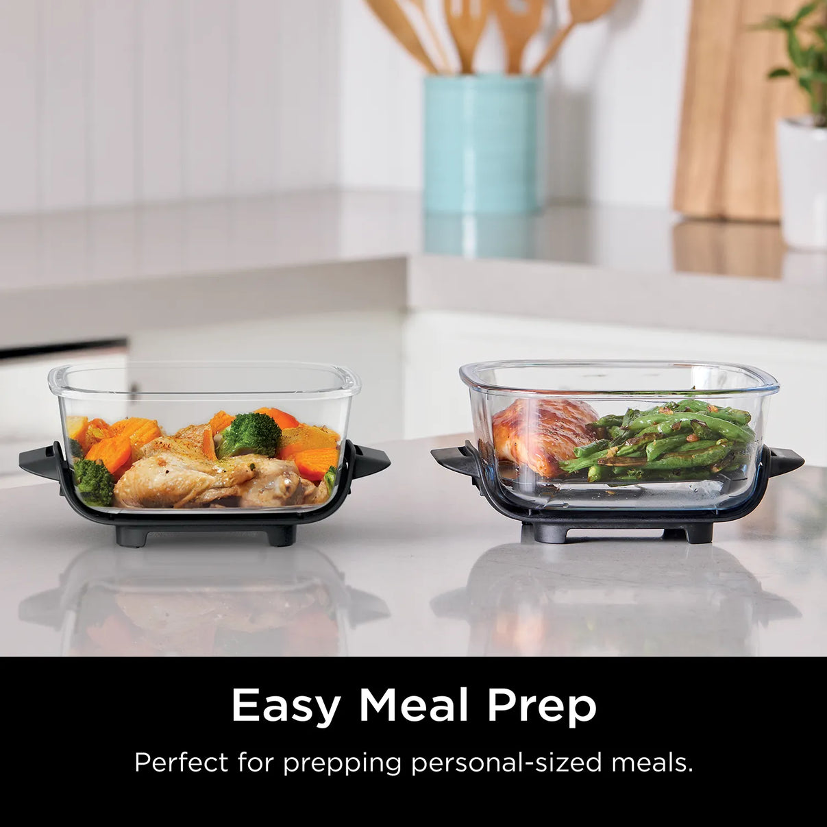 Ninja Crispi 1.4L CleanCrisp Glass Container 2-Pack