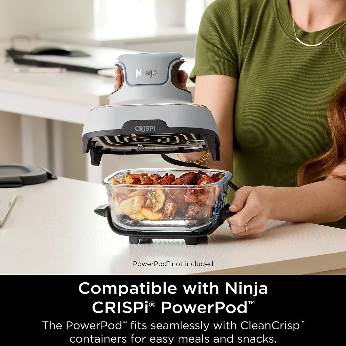 Ninja Crispi 1.4L CleanCrisp Glass Container 2-Pack