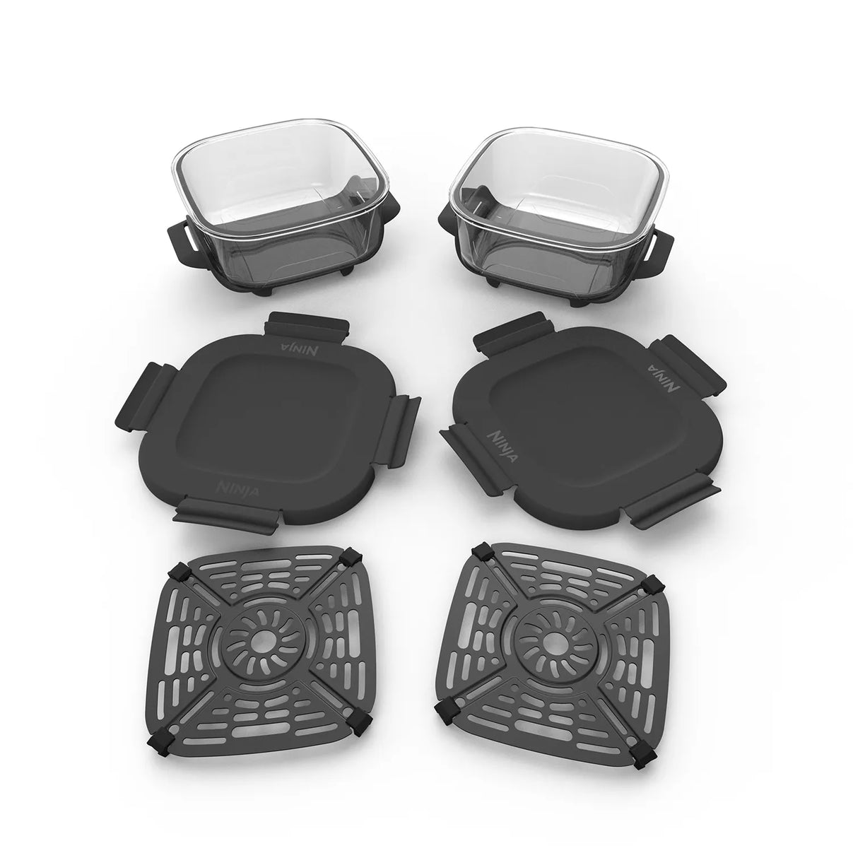 Ninja Crispi 1.4L CleanCrisp Glass Container 2-Pack