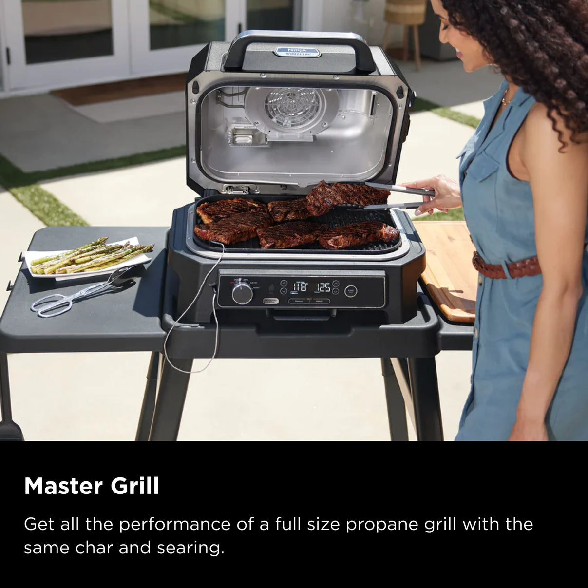 Ninja Woodfire Pro XL Outdoor Electric BBQ Grill & Smoker